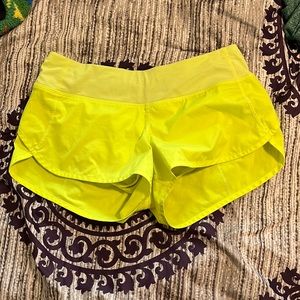 EUC Lululemon Speed Shorts